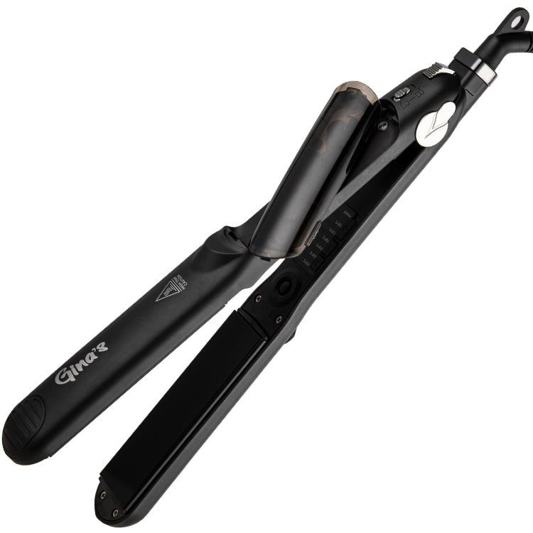 Placă de îndreptat părul cu aburi Gina&