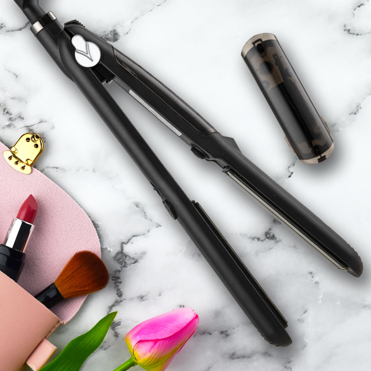 Placă de îndreptat părul cu aburi Gina&