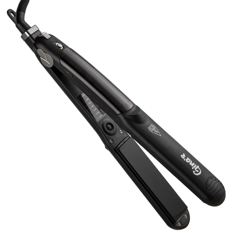 Placă de îndreptat părul cu aburi Gina&