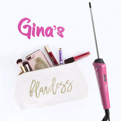 Ondulator profesional roz pentru bucle afro Gina&